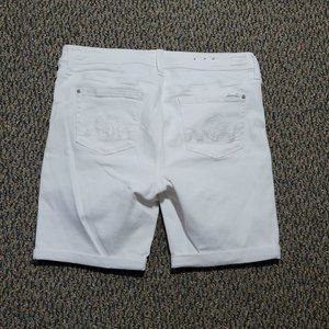 Seven7 White denim Booty Short Size 16